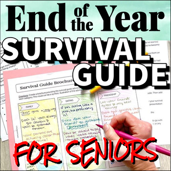 Preview of Senior Year End Project: End of the Year Activities for Seniors Graduating