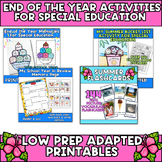 End of the Year Activities for Special Education Prek & Ki