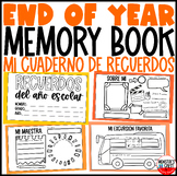 End of the year memory book Spanish Libro de Memorias Fin 
