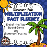End of the Year Multiplication Fluency Game, Timed Tests, 