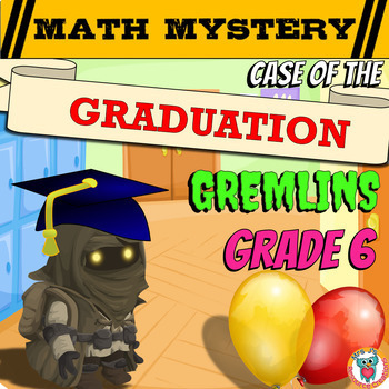 Preview of End of the Year Activity - 6th Grade Math Mystery Game - CSI