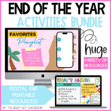 End of the Year Activity Bundle for Upper Grades