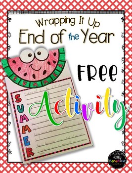 Preview of End of the Year Activity: Freebie