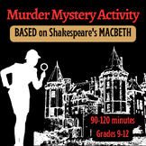 Macbeth Themed Murder Mystery, Shakespeare Activity