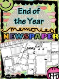 End of the Year Activity:  Memory Book Newspaper