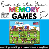 End of the Year Activity Memory Scenes & Questions Morning