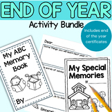 End of the Year Memory Book and Letter Writing Bundle