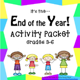 End of Year Activities for Ages 8-13 (1st Edition)