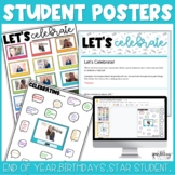 End of the Year Activity | Student Posters | Digital