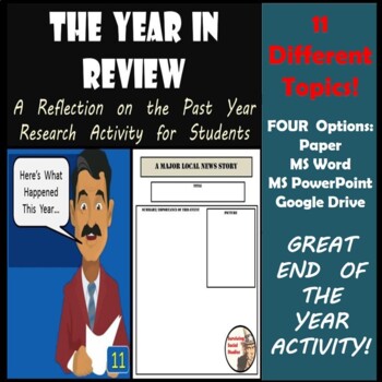 Preview of End of the Year Activity - The Year in Review - Research Booklet - Google Drive