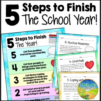 Preview of End of the Year Activity for Social Emotional Learning Summer Countdown
