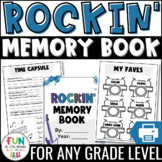 End of the Year Activity | Memory Book: Rock n' Roll Theme