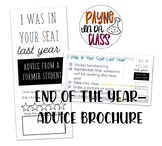 End of the Year- Advice Brochure