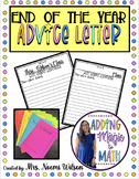 End of the Year Advice Letter | Activity