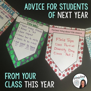 End of the Year Advice from Students Banner by The Counseling Teacher ...