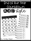 End of the Year Alphabet Countdown Calendar