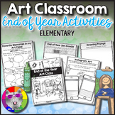 End of the Year Art Classroom Reflections,Activities & Wor