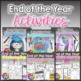 End of the Year, Art Lessons, Worksheets & Activities Bundle