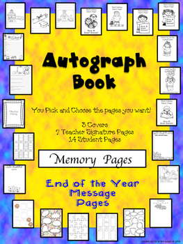 End of the Year Autograph & Memory Book by CSI in the Jungle | TpT