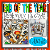 End of the Year Award Bookmarks
