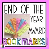 End of the Year Award Bookmarks