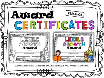 Preview of End of the Year Award Certificates