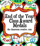 End of the Year Award Medals