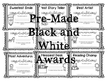Editable End Of The Year Awards By For The Love Of Elementary Tpt