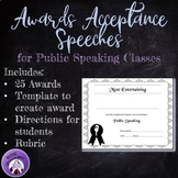 End-of-the-Year Awards Acceptance Speeches for Public Speaking