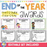 End of the Year Awards BUNDLE  | Google Slides and Print