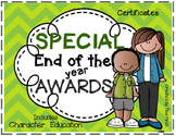 End of the Year Awards Certificates