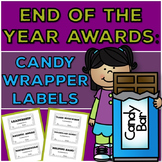 End of the Year Awards: Chocolate Bar  and Candy Wrapper Labels