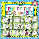 End of the Year Awards EDITABLE {Color and B/W}