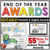 End of the Year Awards - EDITABLE | Printable | Digital