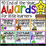 End of the Year Awards EDITABLE for Preschool, TK, Pre-K, 