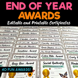 End of the Year Awards | 40+ Editable Student Certificates