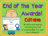 End of the Year Awards {Editable!}