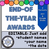 End-of-the-Year Awards: Editable