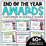 End of the Year Awards | Editable & Customizable Google Sl