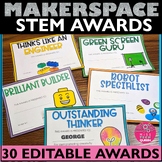 STEM Awards Editable STEAM Certificates Template Maker Tec