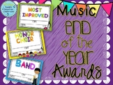 End of the Year Awards {For music teachers}