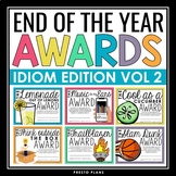 End of the Year Awards - Idiom Edition Student Awards Cert