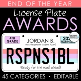 End of the Year Awards "License Plate Awards" 45 Categorie