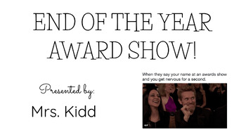 Preview of End of the Year Awards: Meme Edition 