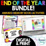 End of the Year Memory Book Activities Awards BUNDLE Color