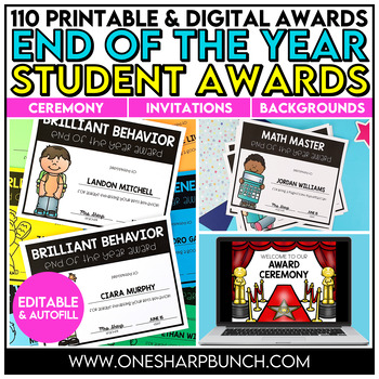 Preview of 110 End of the Year Awards, Digital End of Year Student Awards & Awards Ceremony