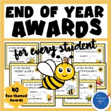 End of Year Awards | Student Recognition | Bees theme Cert
