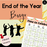 End of the Year Bingo Game with Summer Theme