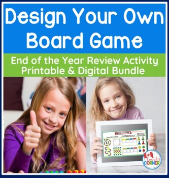 Preview of End of the Year Board Game Project | Printable + Digital Bundle