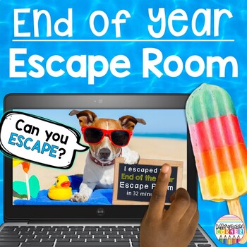 Preview of End of the Year Escape Room Breakout Activity Escape Room for End of Year